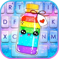 Wishing Bottle Galaxy Keyboard